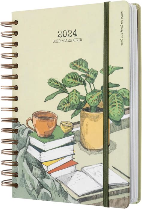 Kokonote: Daily Planner 2024 Self Care Club, Agenda .